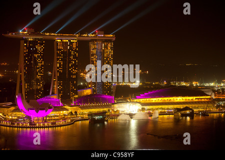 SSands Marina Bay Hotel, Singapore Banque D'Images