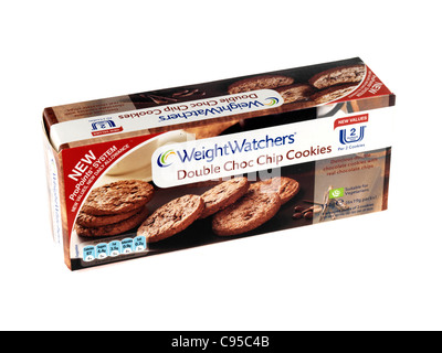 Double choc chip cookies weight watchers Banque D'Images