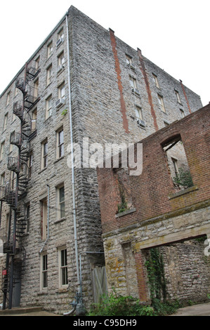 Un vieux bâtiment à Eureka Springs, Arkansas. Banque D'Images