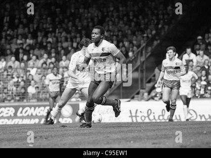 Tottenham Hotspur / Watford 11/4/87 Luther Blissett FA Cup 1987 demi-finale Banque D'Images