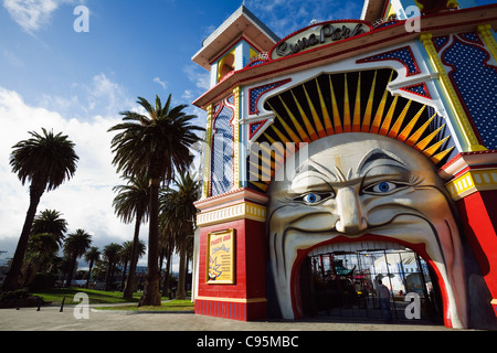 Luna Park à St Kilda à Melbourne, Victoria, Australie Banque D'Images