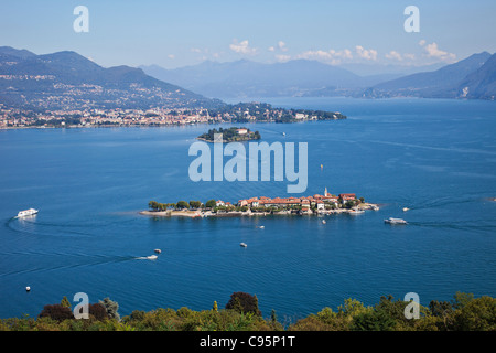 L'Italie, le Piémont, le Lac Majeur, Stresa, Isola Superiore aka Isola Pescatore Banque D'Images