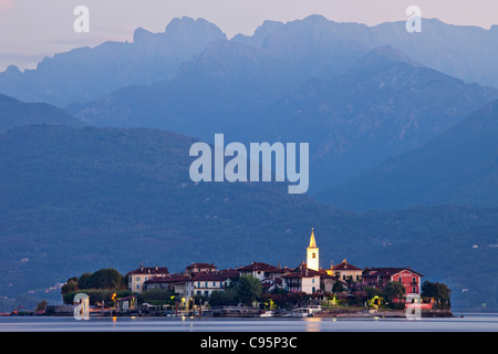 L'Italie, le Piémont, le Lac Majeur, Stresa, Isola Superiore aka Isola Pescatore Banque D'Images