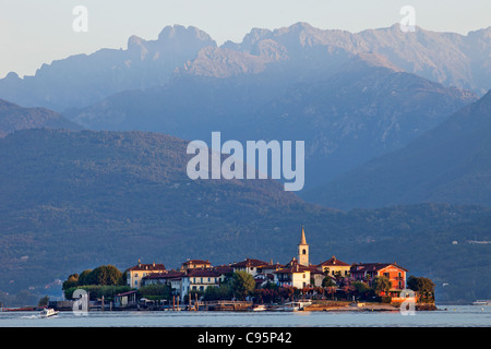 L'Italie, le Piémont, le Lac Majeur, Stresa, Isola Superiore aka Isola Pescatore Banque D'Images