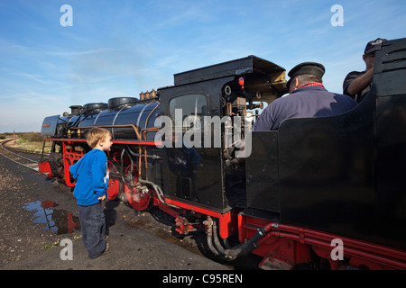 L'Angleterre, Kent, Dungeness, Le Romney Hythe et Dymchurch Railway Miniature Banque D'Images