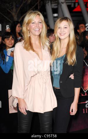 Locklear Ava, Heather Locklear aux arrivées pour La Saga Twilight : Breaking Dawn - Part 1 Premiere, Nokia Theatre à Los Angeles. Vivre, Los Angeles, CA le 14 novembre 2011. Photo par : Elizabeth Goodenough/Everett Collection Banque D'Images