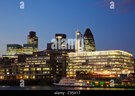 L'Angleterre, Londres, ville de London Business Salon Skyline Banque D'Images