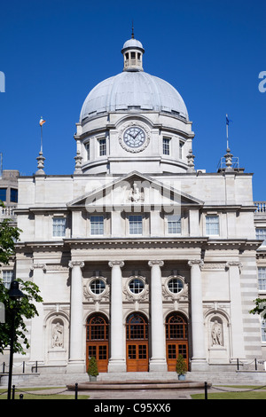 République d'Irlande, Dublin, Leinster House, Bâtiment du Parlement irlandais Banque D'Images