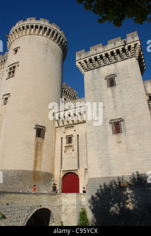 Du Roi René château médiéval de Tarascon sur Rhône dans le département des Bouches-du-Rhône, dans le sud de la France Banque D'Images