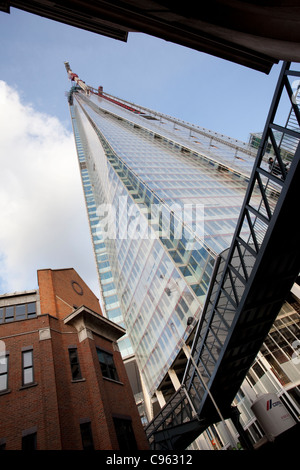 Le gratte-ciel Shard bâtiment en construction à London Bridge, Londres, Angleterre. Photo:Jeff Gilbert Banque D'Images