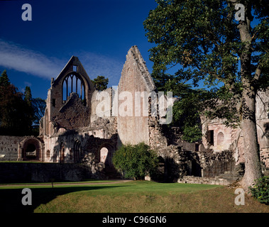 Abbaye de Dryburgh, Melrose Région frontalière, l'Ecosse Banque D'Images