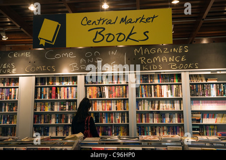 Marché Central Books store. Adélaïde, Australie du Sud, Australie Banque D'Images