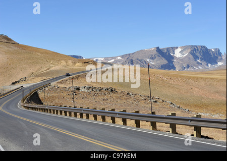 L'Autoroute Beartooth, Montana Banque D'Images