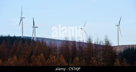 Les éoliennes à l'Éolien près de Clyde, Abington Lanarkshire Du Sud Banque D'Images