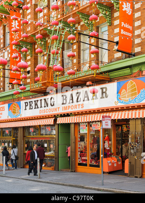 Peking Bazar, Grant Avenue, San Francisco Banque D'Images