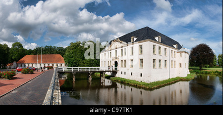 Dornum Château, Frise orientale, Basse-Saxe, Allemagne Banque D'Images