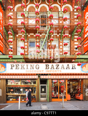 Peking Bazar, Grant Avenue, San Francisco Banque D'Images