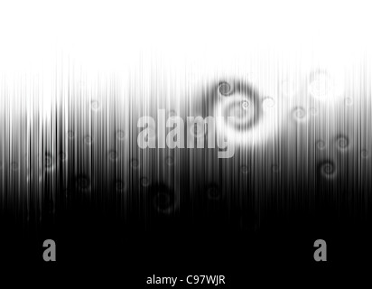 Abstract black and white futuristic hi-tech techno background Banque D'Images