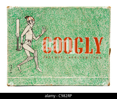 Vintage 1930's 'cricket' couinent jeu de carte par Smith & Hallam Ltd, 52 Bedford Row, Londres Banque D'Images