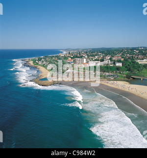 Vue aérienne de la Côte Sud, de Scottburgh, KwaZulu Natal Banque D'Images