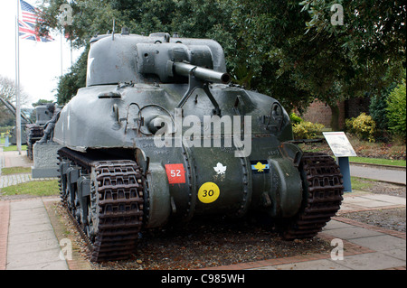 Char MOYEN M4 Sherman Banque D'Images