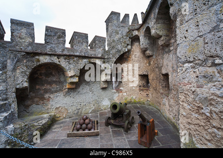 L'Allemagne romantique intérieur du château Banque D'Images