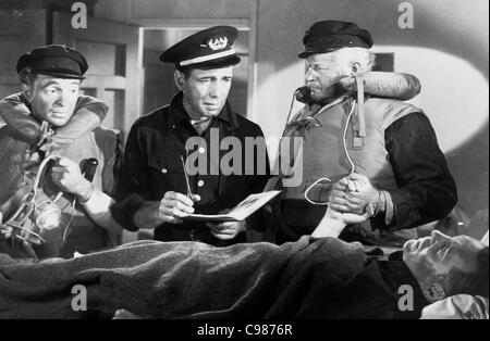 L'action dans le Nord de l'Atlantique Année : 1943 USA Réalisateur : Lloyd Bacon Humphrey Bogart, Sam Levene, Alan Hale, Raymond Massey Banque D'Images