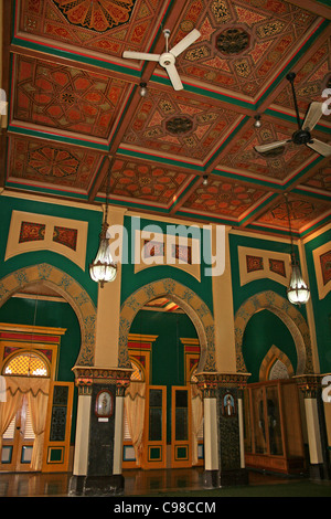 De l'intérieur 31514 Palais Maimun à Java, Sumatra du nord Banque D'Images