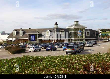 Freeport Talke Outlet Shopping Centre, Stoke-on-Trent, états-majors, Angleterre Banque D'Images