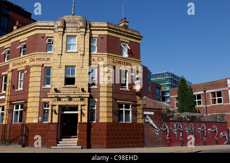 Rutland Arms pub par la persistance Works Studios à Sheffield Banque D'Images