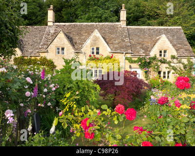 Détail de joli gite, Cotswolds, Gloucestershire, Royaume-Uni Banque D'Images