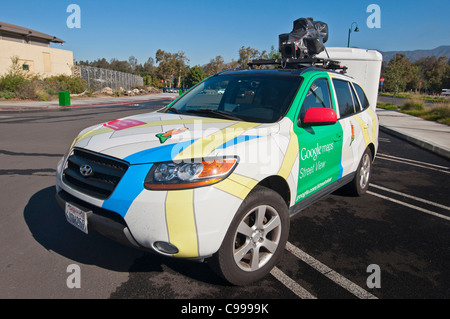 Google véhicule avec caméra pour photographier les images utilisées dans Street View maps. Banque D'Images