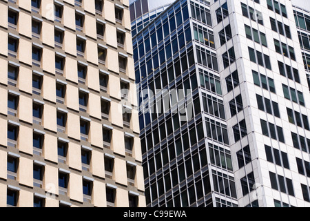 L'architecture moderne de Sydney Central Business District. Sydney, New South Wales, Australia Banque D'Images