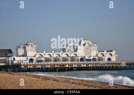 Jetée de South Parade, Southsea, Portsmouth, Hampshire, Angleterre, Royaume-Uni Banque D'Images