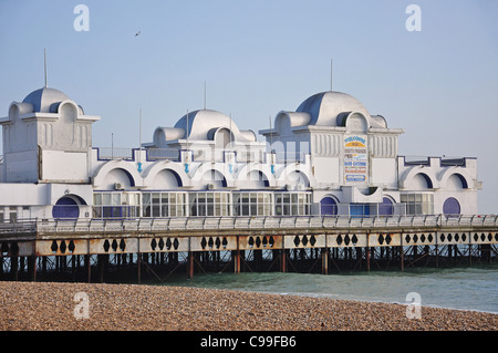 Jetée de South Parade, Southsea, Portsmouth, Hampshire, Angleterre, Royaume-Uni Banque D'Images