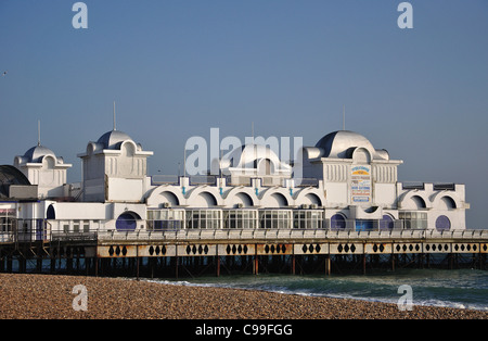 Jetée de South Parade, Southsea, Portsmouth, Hampshire, Angleterre, Royaume-Uni Banque D'Images