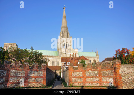 Chichester Cathedral, Chichester, West Sussex, Angleterre, Royaume-Uni Banque D'Images