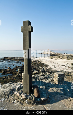 Errected croix de Diaz en 1488 réclamant la terre pour le Portugal au sud de la Namibie Luederitz Banque D'Images