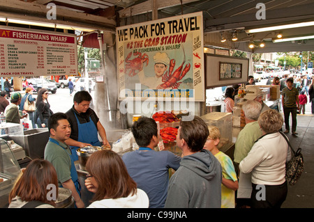 Fisherman's Wharf Lobster Restaurant San Francisco California United States Banque D'Images