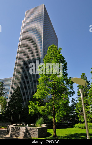 25, rue Bank, Canary Wharf, London, Royaume-Uni Banque D'Images