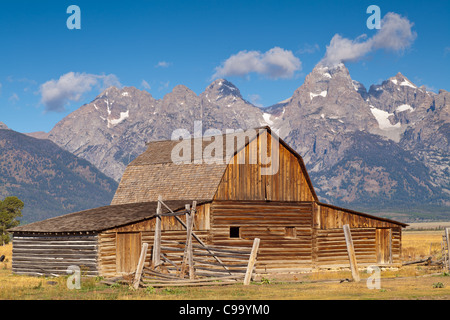 Moulton grange dans la parc national de Grand Teton Banque D'Images