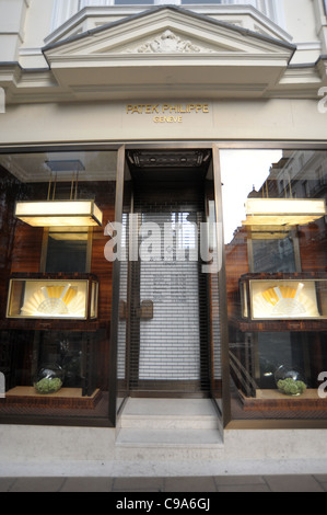 Photo de l'extérieur boutique Patek Philippe sur Bond Street à Londres Angleterre 2011 - Image Pruchnie Auteur Ben 2011 Banque D'Images