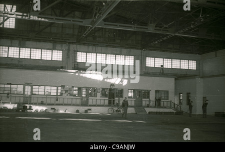 Au hangar Itazuke Air Base, le Japon pendant la guerre de Corée. Banque D'Images