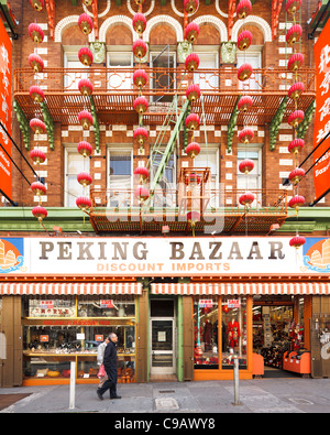 Peking Bazar, Grant Avenue, San Francisco Banque D'Images