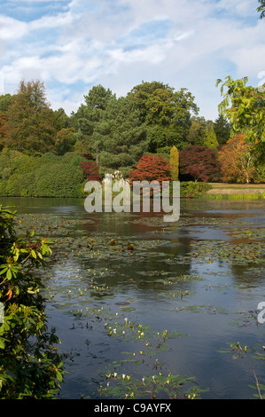 Couleurs d'automne Sheffield Park East Sussex England Banque D'Images