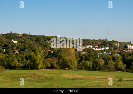 Hampstead Heath et Highgate London England Banque D'Images