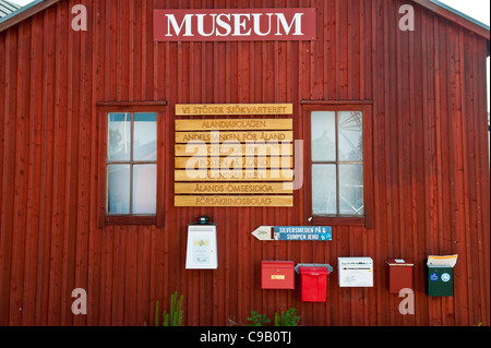 Musée maritime locale, l'île de Åland Mariehamn Finlande Banque D'Images