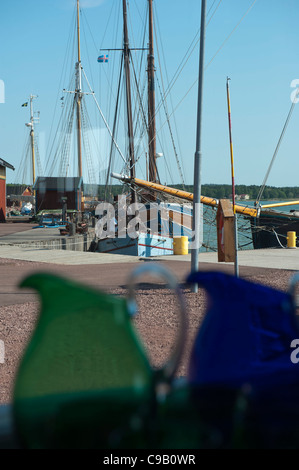 Quartier Maritime Mariehamn Åland Finlande Banque D'Images