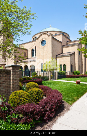 L'Annonciation - Cathédrale orthodoxe grecque à Columbus, Ohio. Banque D'Images