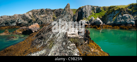 Le ruisseau d'Anglesey au nord du Pays de Galles UK Holyhead Banque D'Images